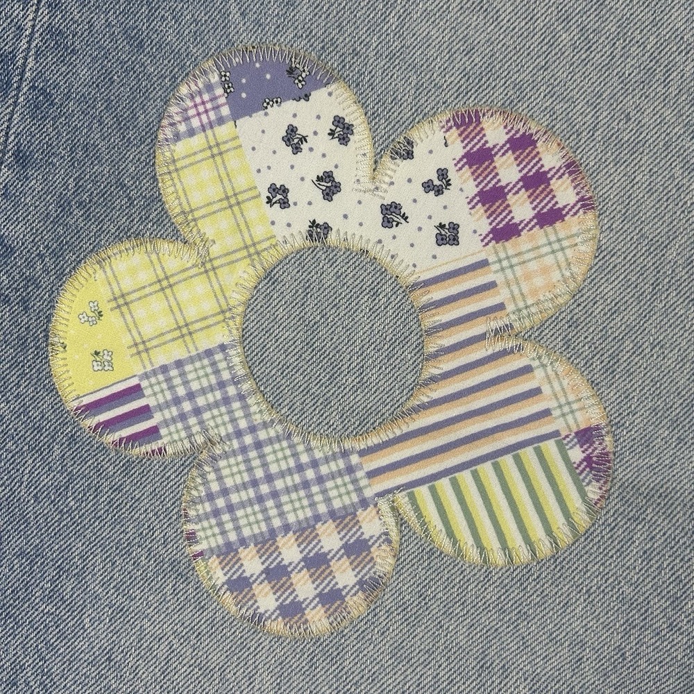 NWT Levi's 501 Patchwork Floral 150th Anniv. 26W L High Rise Button Fly Jeans - Picture 10 of 10